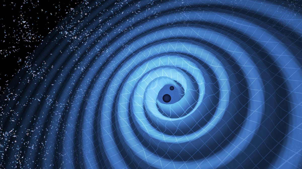 Image Credit: LIGO/T. Pyle&lt;br /&gt;Artist's illustration of the merger of two black holes and the resulting gravitational waves.