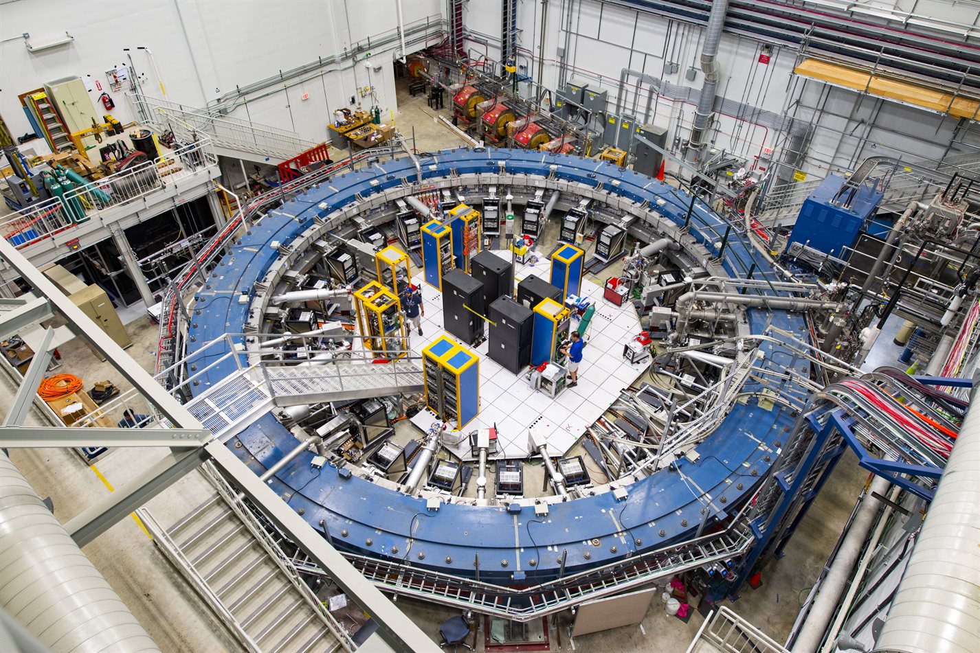 Fermilab&amp;amp;amp;amp;amp;amp;amp;amp;amp;nbsp;Muon g-2 experiment. Credit: Reidar Hahn/Fermilab